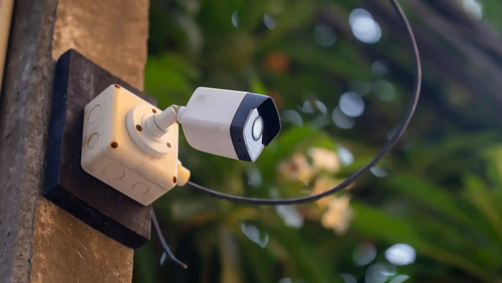outdoor security camera installed on a Nashville home